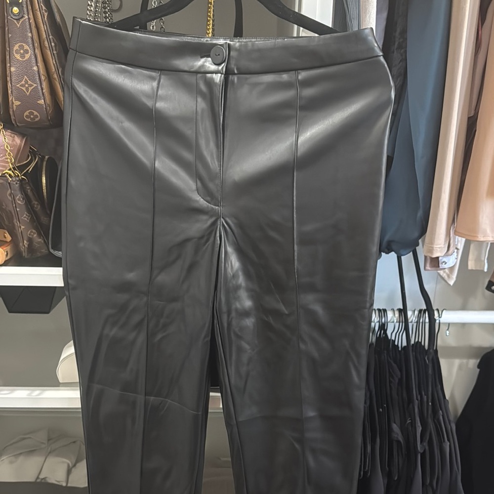 Black Leather Pants